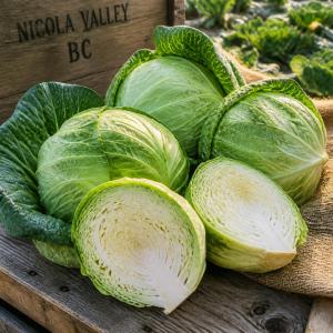 Fresh cabbage Nicola Valley | Shackan Nursery