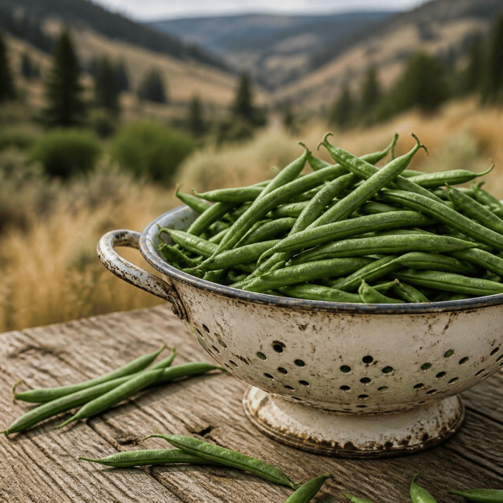 Fresh green beans Nicola Valley | Shackan Nursery
