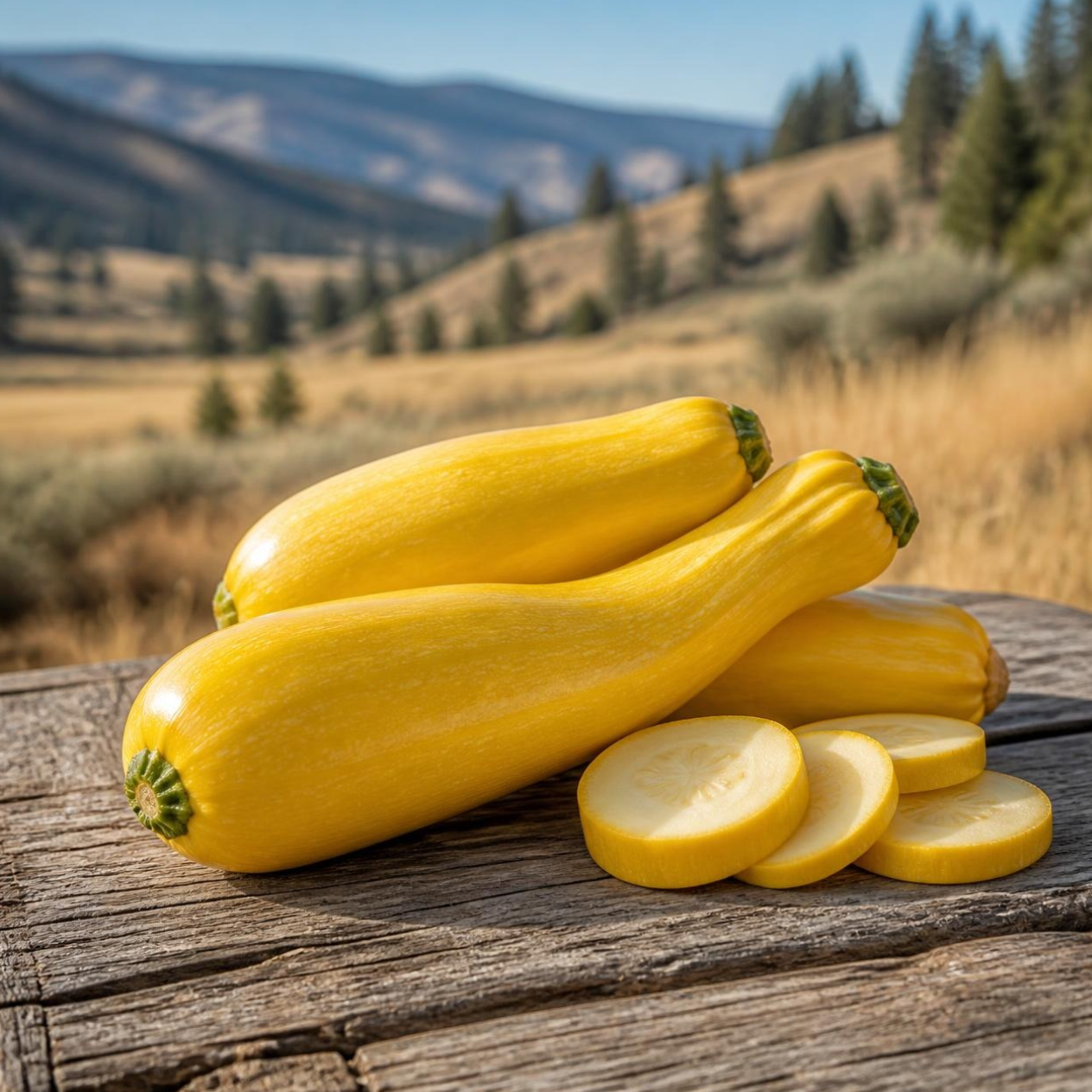 Yellow summer squash Nicola Valley | Shackan Nursery